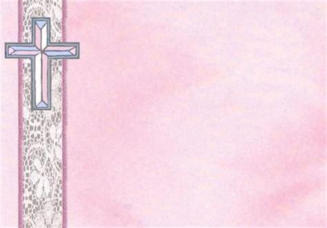 Pink Lace With Cross Communion Invitations Pink Invitations