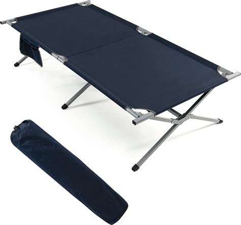 Lit De Camping Pliable Avec Et Poche Lit De Camp L Ger Et Portable