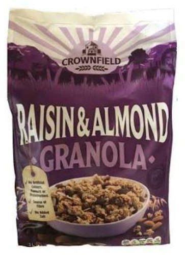 Crownfield Packs Of Granola Cereal Raisin Almond Kg Each Price