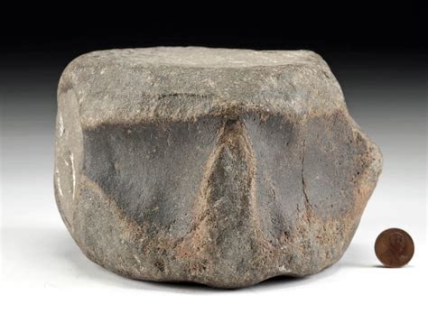 Sold Price Fossilized Marine Vertebrae Bone W Fossilized Shells