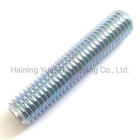 Yz B Carbon Steel Class Zinc Plated Stud Bolt Din Thread