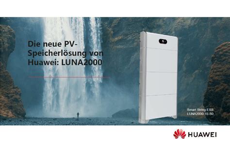 Stromspeicher Huawei LUNA2000 PV Speicherlösung Smart ESS Batterie