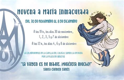 Novena A Mar A Inmaculada Colegio La Inmaculada