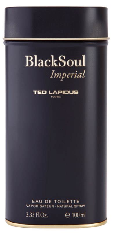 Ted Lapidus Black Soul Imperial Eau De Toilette Pour Homme Notino Fr