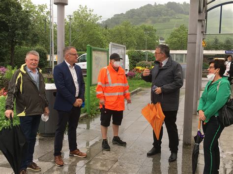 Barrierefreiheit Am Bahnhof Metzingen Kommt Michael Donth Mdb