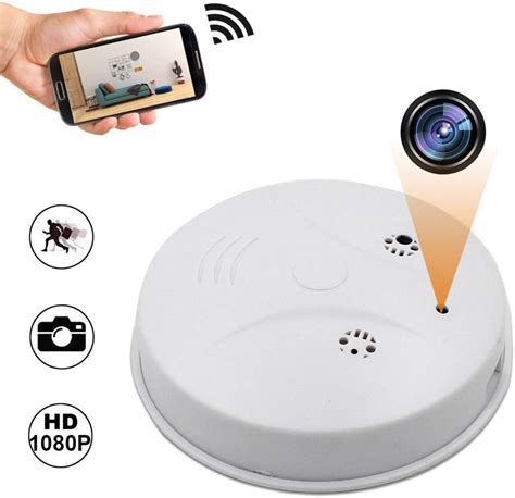 Balscw J WiFi Hidden Spy Camera Smoke Detector HD 1080P Amazon Co Uk