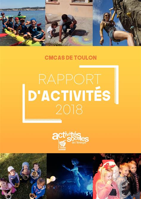 Calaméo Rapport d activité de la CMCAS de Toulon 2018