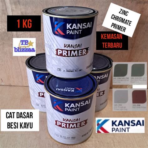 Jual Kansai Zinc Chromate Light Grey 155 Cat Dasar Kayu Besi Primer