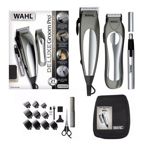 Wahl Combo Deluxe Groom Pro 21 Piezas La Casa Del Peinador