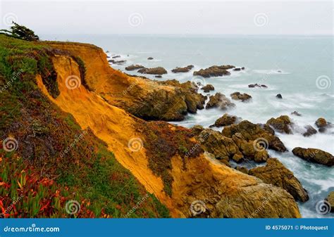 California Coast at sunset stock image. Image of coast - 4575071