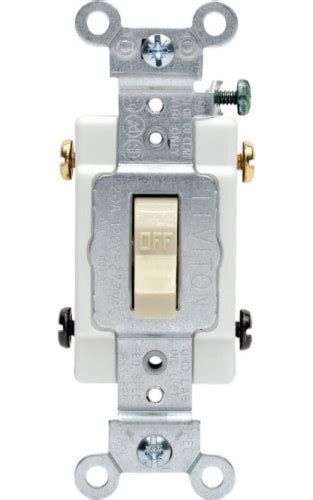 Leviton Double Pole Toggle Ac Ivory Quiet Switch 1 Ct Ralphs