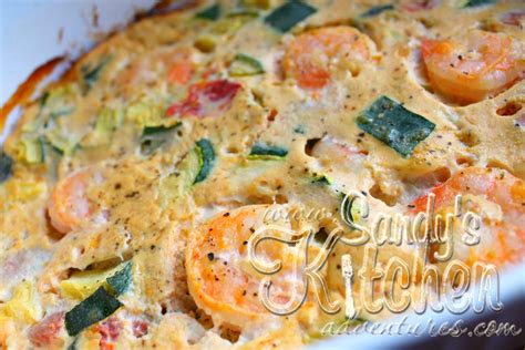 Shrimp Veggie Quiche Sandys Kitchen