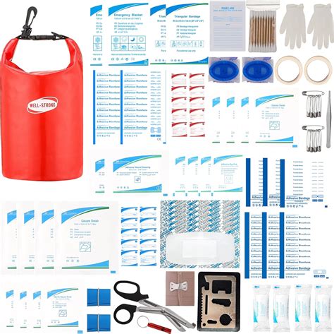 Well Strong Kit De Primeros Auxilios Impermeable Con Hebillas Para