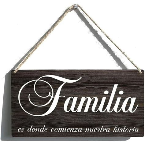 Hanging Wood Sign Spanish Home Decor Spanish Wall Art Spanish Sign