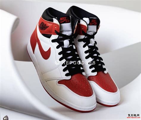 Air Jordan 1 High Og “heritage” 细节图公布 货号：555088 161 复刻鞋官网