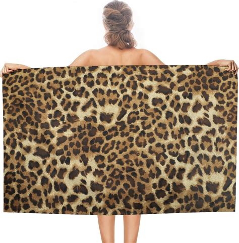 Amazon Leopard Print Beach Towels For Women Men Girls Oversized