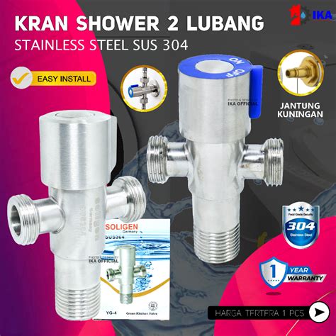 Jual Stop Kran Toilet Keran Shower Bidet Wastafel SUS 304 STAINLESS