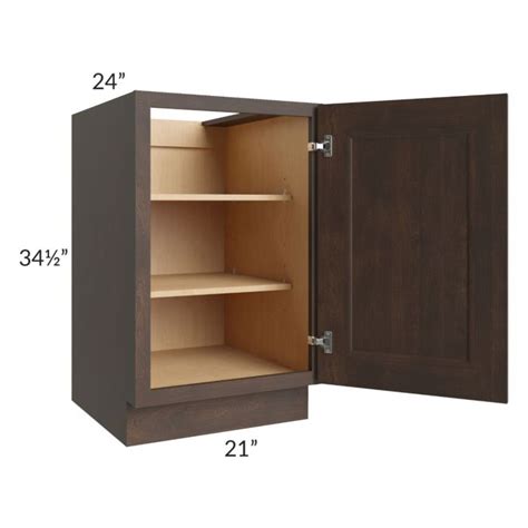 Tuscan Kona Brown 21 Full Height Door Base Cabinet