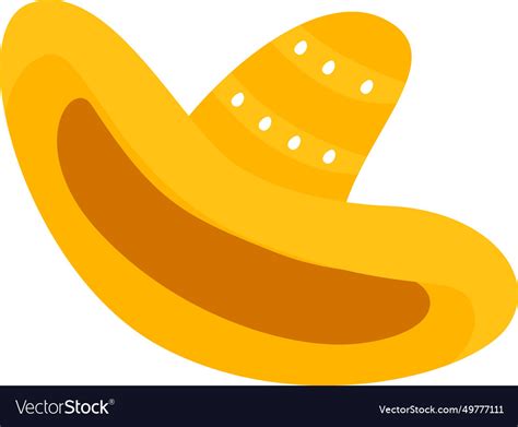 Mexican Sombrero Hat Royalty Free Vector Image