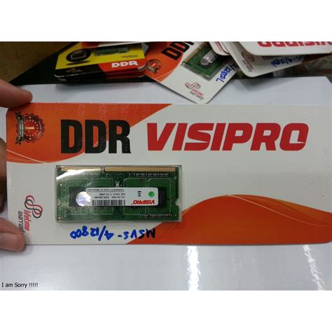 Jual Ram Komputer Memory Ddr Visipro Sodim Gb Shopee Indonesia