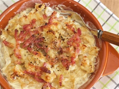 Chou Fleur Gratin Aux Lardons Recettes Italiennes