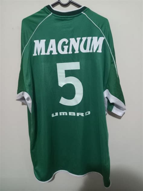 Guarani Home Football Shirt 2002 Sponsored By Magnum