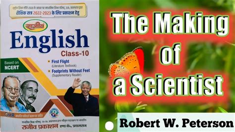 The Making Of A Scientist Class Ncert Based English Short Answer