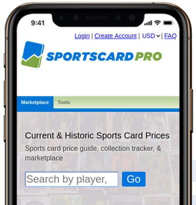 SportsCardPro App: Sports Card Price & Collection Tracking App