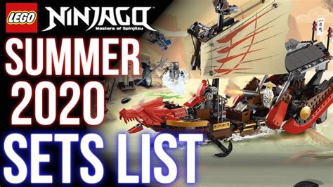 Lego Ninjago Summer Sets List Thoughts Youtube