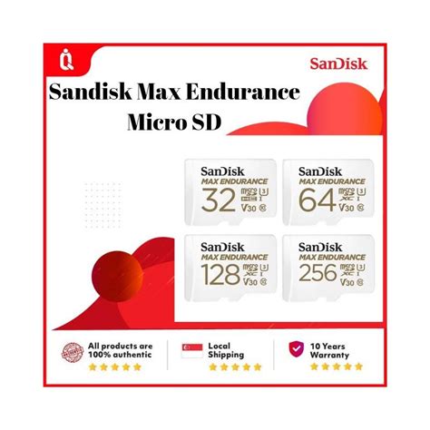 Sandisk Max Endurance Micro Sd Card K Class Gb Gb Gb Gb