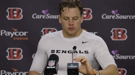 Joe Burrow Post Game Press Conference Seahawks At Bengals Week