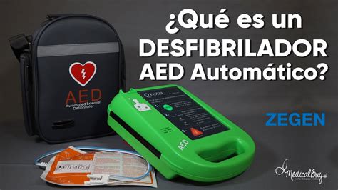 Qué es un Desfibrilador AED Automático YouTube