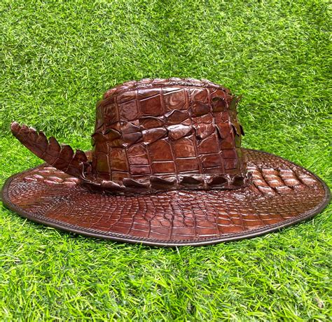 Premium Genuine Alligator Leather Hatcowboy Hat T For Etsy