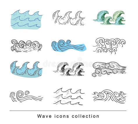 Ondas Ilustraciones Stock Vectores Y Clipart Ilustraciones