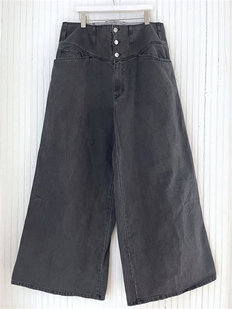 Raf Simons Archive Redux Xl Wide Denim Jeans With Bandana Lining Xxl