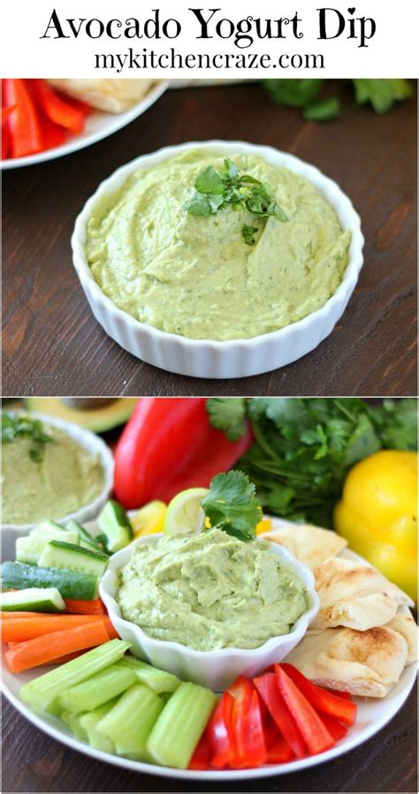 Avocado Yogurt Dip Recipe Avocado Yogurt Dip Avocado Recipes Food