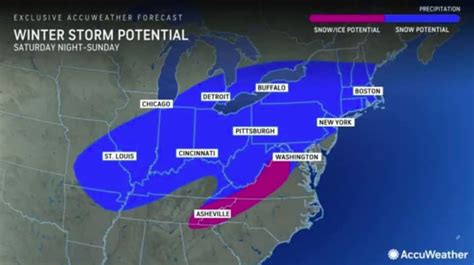 Massive Winter Storm With Snow, Ice Could End Sunny Week In Northeast ...