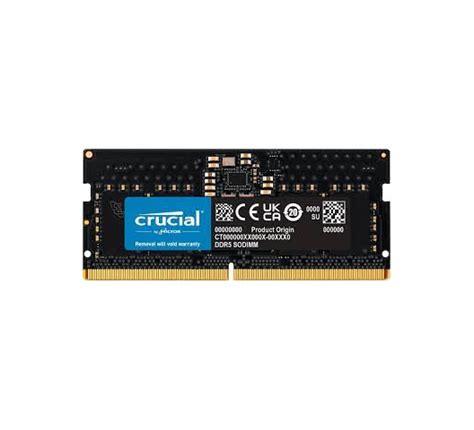 Crucial 8GB DDR5 4800MHz Laptop RAM, CT8G48C40S5 | Mtech