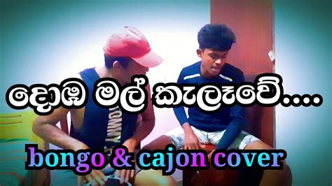 Domba Mal Kalawe දොඹ මල් කැලෑවේ Domba Mal Kalawe Bongo Cover Sinhala Covers Youtube