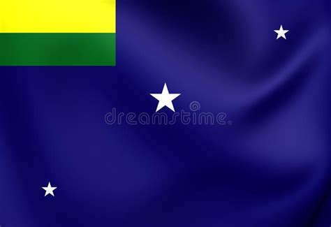 Flag Of Lages City Santa Catarina Brazil Stock Illustration