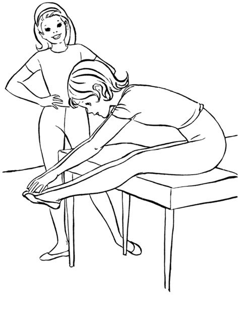 Physical Therapy Coloring Pages Coloring Pages