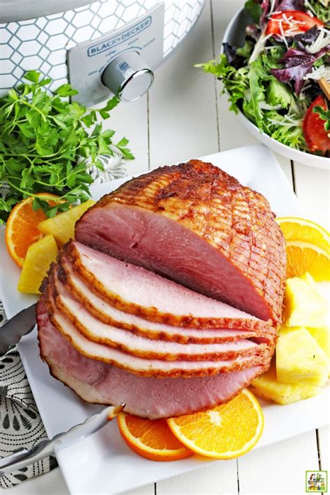 Easy Crockpot Spiral Ham Recipe Slow Cooker Ham Without Brown Sugar