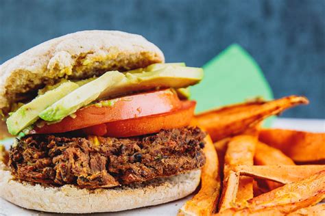 Southwestern Sweet Potato Black Bean Veggie Burgers Plants Rule