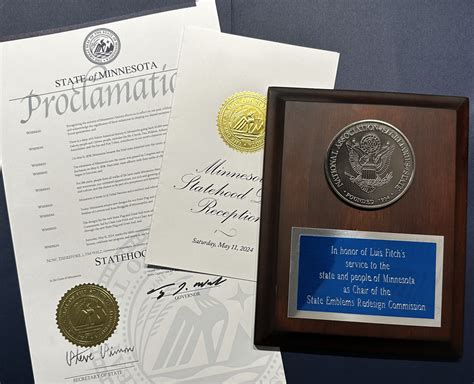 Luis Fitch was Honored for Leading the State Emblems Redesign ...