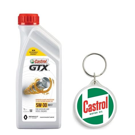 Set Ulei De Motor GTX 5W30 RN17 1L Cu Breloc Castrol 4 5 X 4 5 Cm EMAG Ro