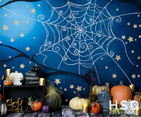 Halloween Photography Backdrop With Photo Props for Studio Portraits