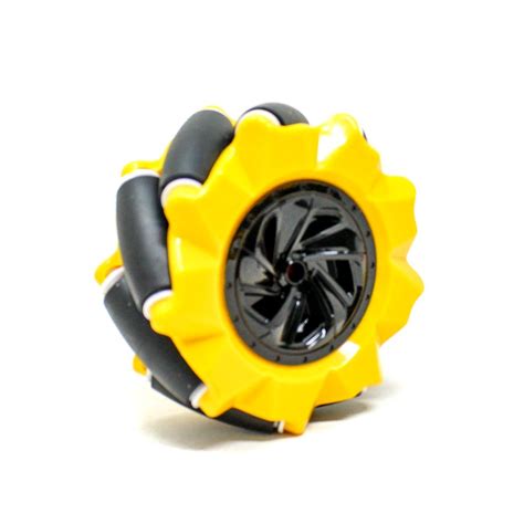 Mm A Mecanum Wheel Compatible With Mm Coupling Pack Of Yellow