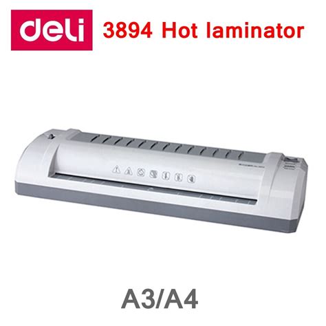 Laminator Deli 3893 เครื่องเคลือบบัตร เครื่องเคลือบเอกสาร เครื่องเคลือบ