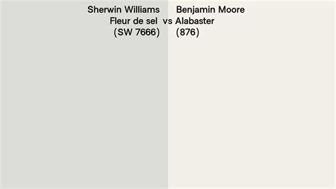 Sherwin Williams Fleur De Sel Sw Vs Benjamin Moore Alabaster