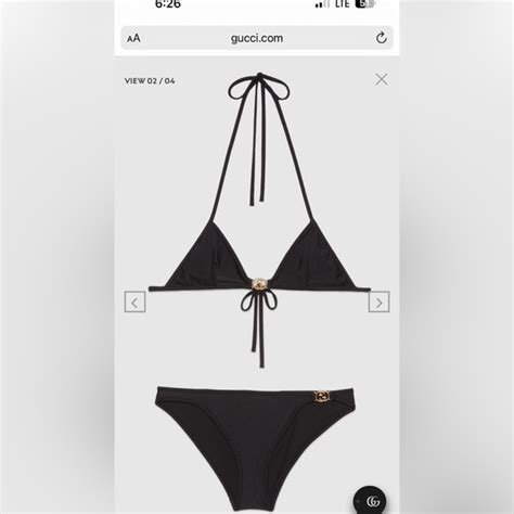 Gucci Swim Gucci Gg Sparkling Jersey Bikini Poshmark
